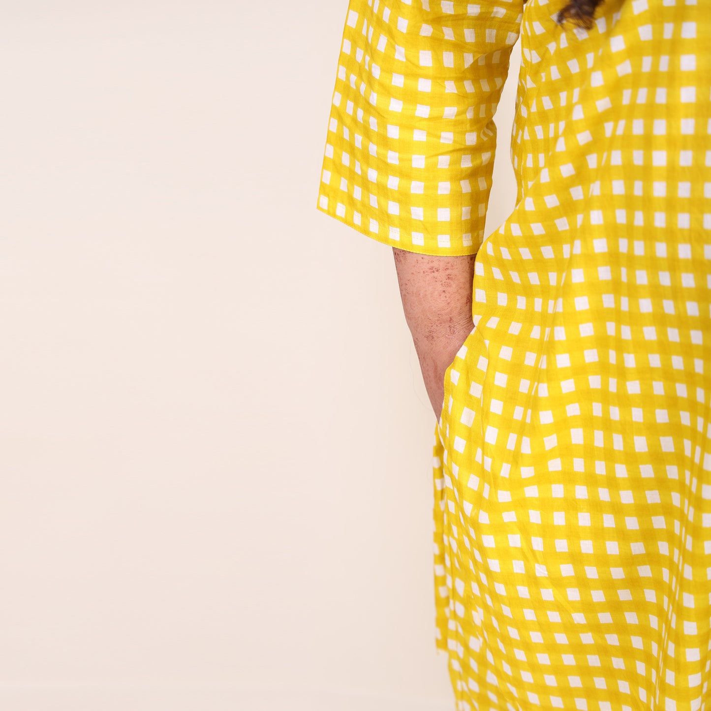 Butter Gingham Co-ord Set