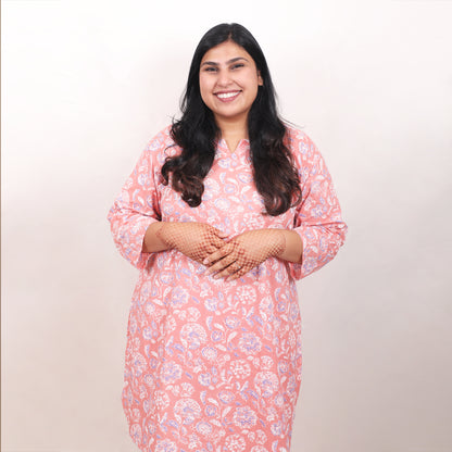 Peach & Lilac Co-ord Set