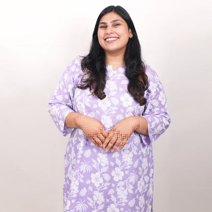 Pale Lavender Floral Co-ord Set