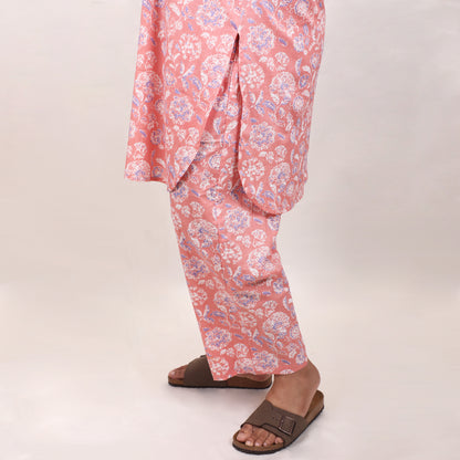 Peach & Lilac Co-ord Set