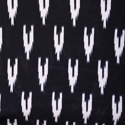 Black Ikkat Co-ord Set